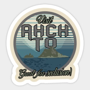 Visit Ahch-To! Sticker